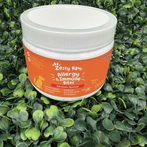 Zesty Paws Allergy And Immune Bites 50CT Lamb Flavor For Dogs Chewable Exp 05/27